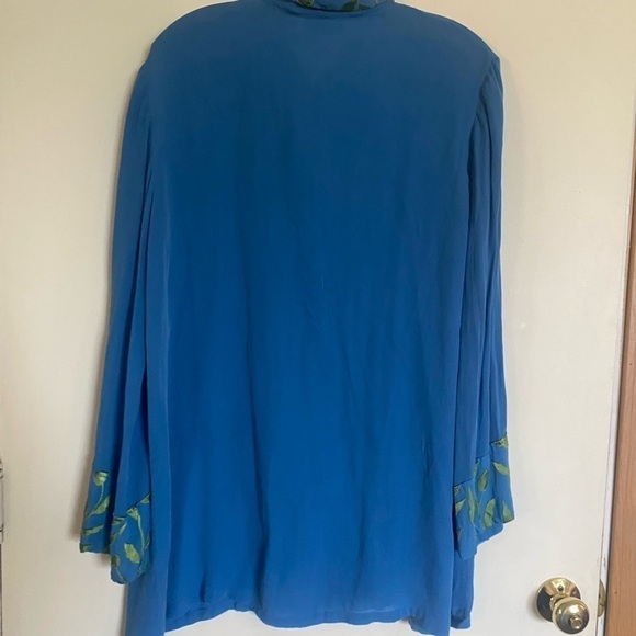 Vintage Bloomingdale’s size 14 silk one button top - Picture 7 of 7